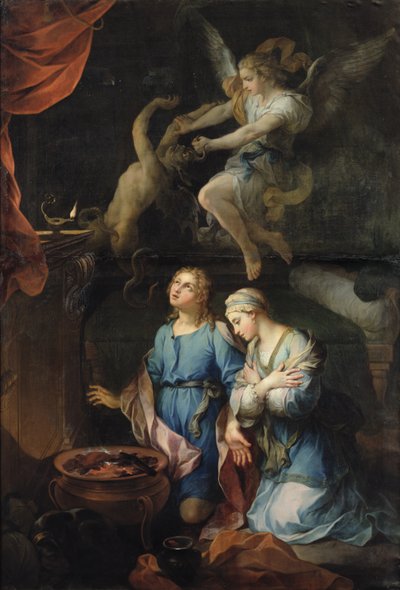 The Marriage of Tobias and Sarah. The First Night, 1733 by Pierre Parrocel